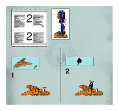 LEGO 8734 instructions page 11 – build guide