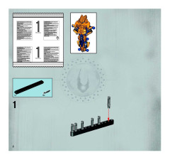 LEGO 8734 instructions page 2 – build guide