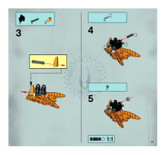 LEGO 8734 instructions page 21 – build guide