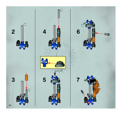 LEGO 8734 instructions page 24 – build guide