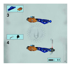 LEGO 8734 instructions page 37 – build guide