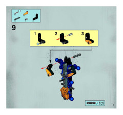 LEGO 8734 instructions page 7 – build guide