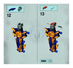 LEGO 8734 instructions page 9 – build guide