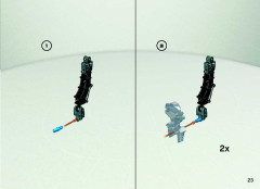 LEGO 8736 instructions page 23 – build guide