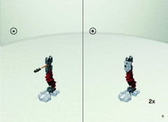 LEGO 8736 instructions page 9 – build guide