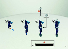 LEGO 8737 instructions page 11 – build guide