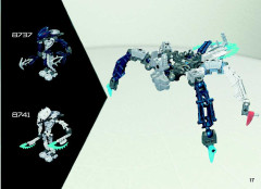 LEGO 8737 instructions page 17 – build guide