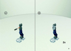 LEGO 8737 instructions page 9 – build guide