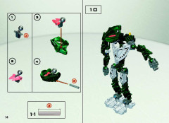 LEGO 8740 instructions page 14 – build guide