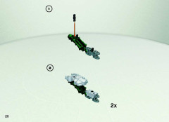 LEGO 8740 instructions page 20 – build guide