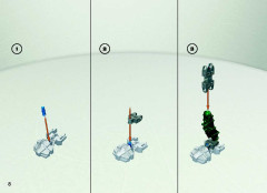 LEGO 8740 instructions page 8 – build guide