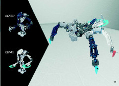 LEGO 8741 instructions page 17 – build guide