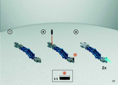LEGO 8741 instructions page 23 – build guide