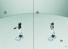 LEGO 8741 instructions page 9 – build guide