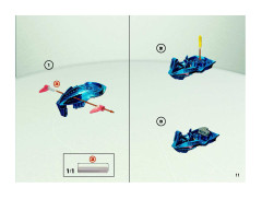 LEGO 8743 instructions page 11 – build guide