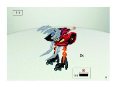 LEGO 8744 instructions page 23 – build guide