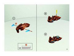 LEGO 8745 instructions page 11 – build guide