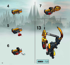 LEGO 8755 instructions page 10 – build guide