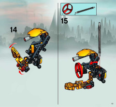 LEGO 8755 instructions page 11 – build guide