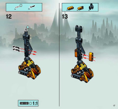 LEGO 8755 instructions page 17 – build guide