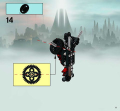 LEGO 8756 instructions page 11 – build guide