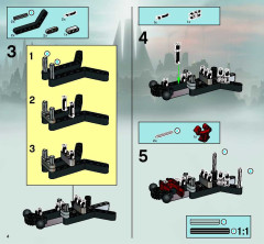 LEGO 8756 instructions page 4 – build guide