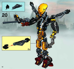 LEGO 8756 instructions page 64 – build guide
