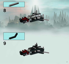 LEGO 8756 instructions page 7 – build guide