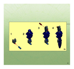 LEGO 8757 instructions page 23 – build guide