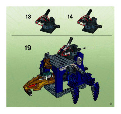 LEGO 8757 instructions page 27 – build guide