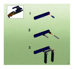 LEGO 8757 instructions page 9 – build guide