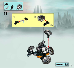 LEGO 8761 instructions page 45 – build guide