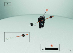 LEGO 8763 instructions page 3 – build guide