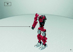 LEGO 8763 instructions page 9 – build guide