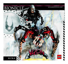 LEGO 8764 instructions page 1 – build guide