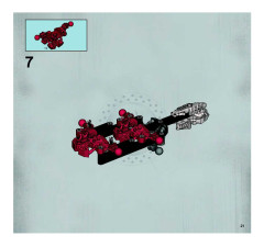 LEGO 8764 instructions page 21 – build guide