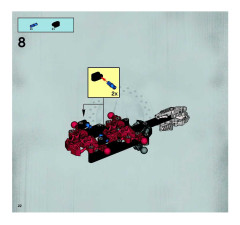 LEGO 8764 instructions page 22 – build guide