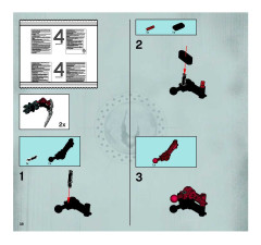 LEGO 8764 instructions page 38 – build guide