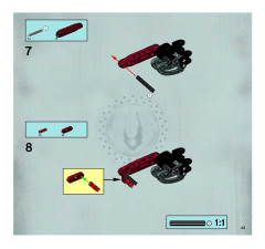 LEGO 8764 instructions page 43 – build guide