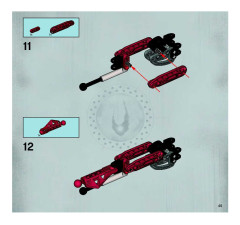 LEGO 8764 instructions page 45 – build guide
