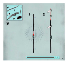 LEGO 8764 instructions page 9 – build guide
