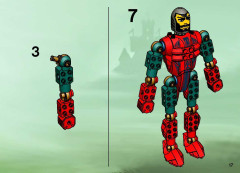 LEGO 8773 instructions page 17 – build guide