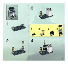 LEGO 8779 instructions page 21 – build guide
