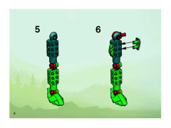 LEGO 8784 instructions page 8 – build guide
