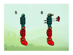 LEGO 8785 instructions page 8 – build guide