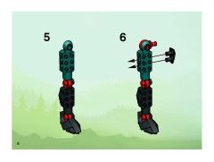 LEGO 8786 instructions page 8 – build guide