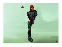 LEGO 8786 instructions page 9 – build guide