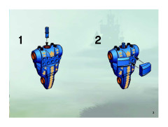 LEGO 8790 instructions page 3 – build guide