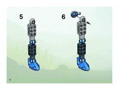LEGO 8790 instructions page 6 – build guide