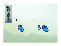 LEGO 8790 instructions page 8 – build guide